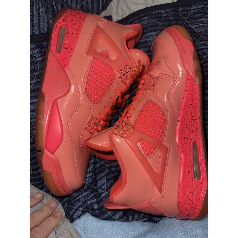 Size 9 - Air Jordan 4 Retro NRG Hot Punch W - Picture 6 of 7